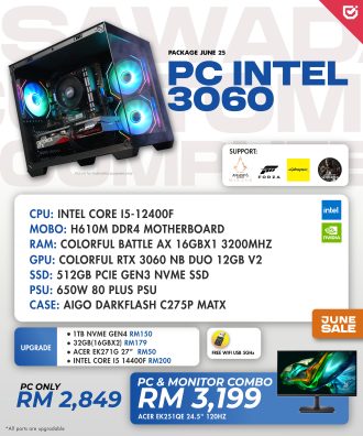 PC Intel 3060