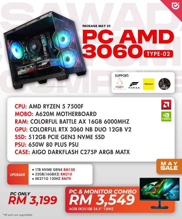 PC AMD 3060 (Type-02)