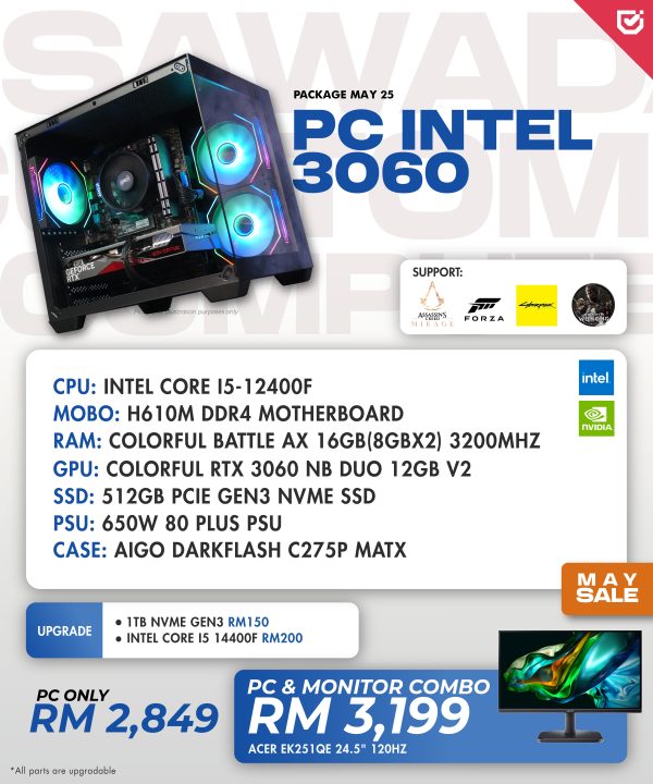 PC INTEL 3060
