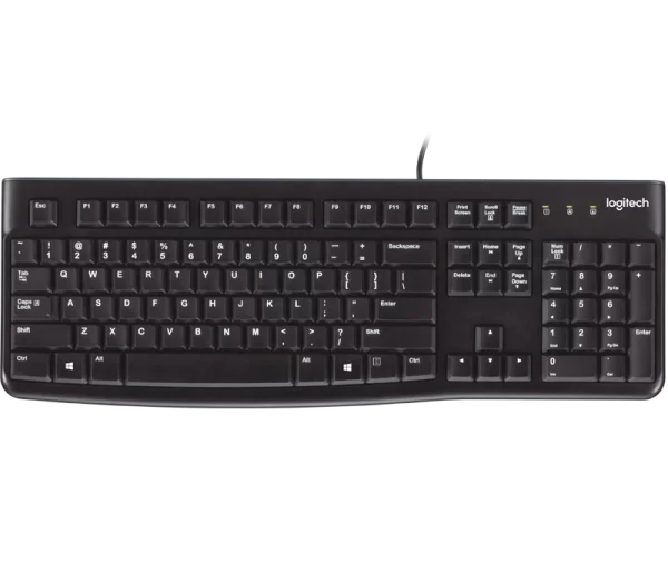 Logitech K120 Keyboard Wired USB | Kedai Komputer Sawada