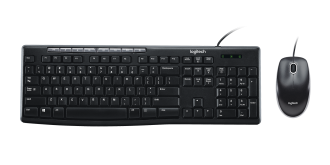 Logitech MK200 Keyboard Mouse Wired Combo | Kedai Komputer Sawada