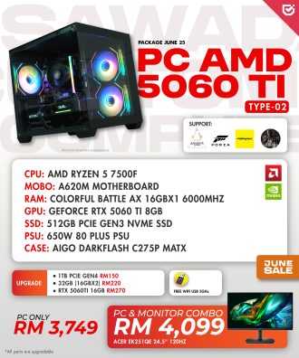 PC AMD 5060 TI (Type-02)