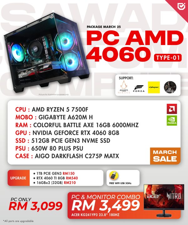PC AMD 4060 (Type-01)
