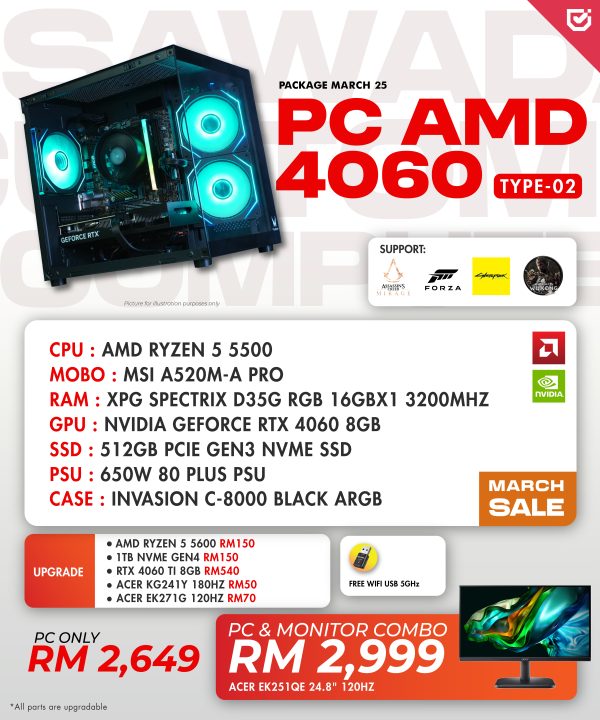 PC AMD 4060 (Type-02)