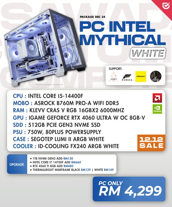 PC Intel Mythical - All White