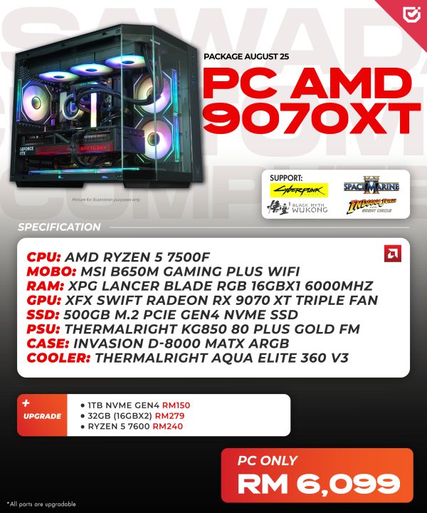 PC AMD 9070 XT