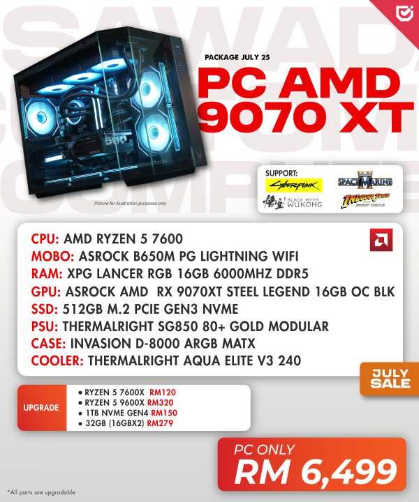 PC AMD 9070 XT