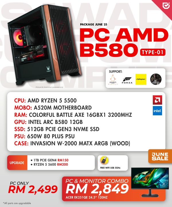 PC AMD B580 (Type-01)