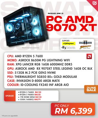 PC AMD 9070 XT