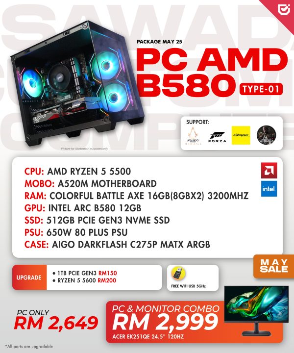 PC AMD B580 (Type-01)