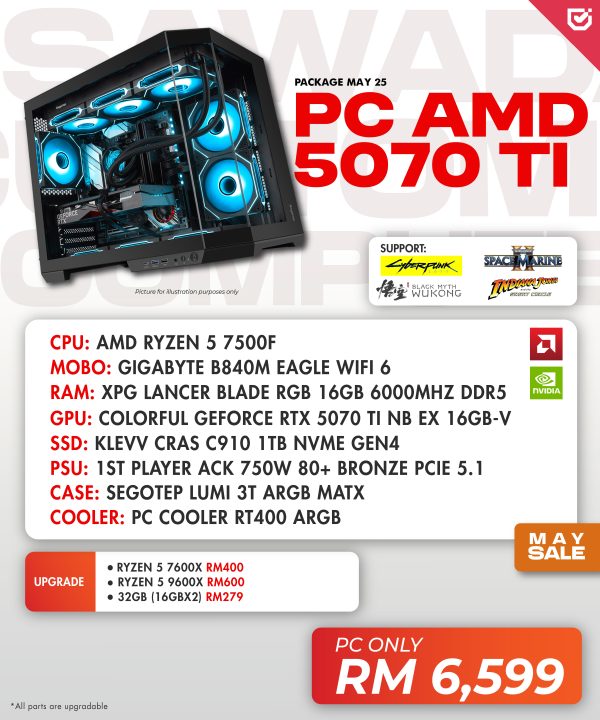 PC AMD 5070 TI