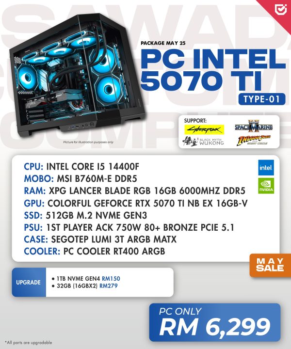 PC Intel 5070 Ti (Type-01)