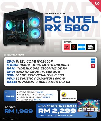 PC Intel RX580