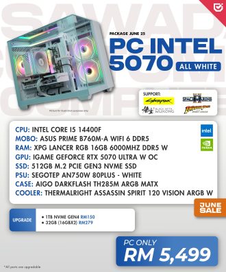 PC Intel 5070 (All White)