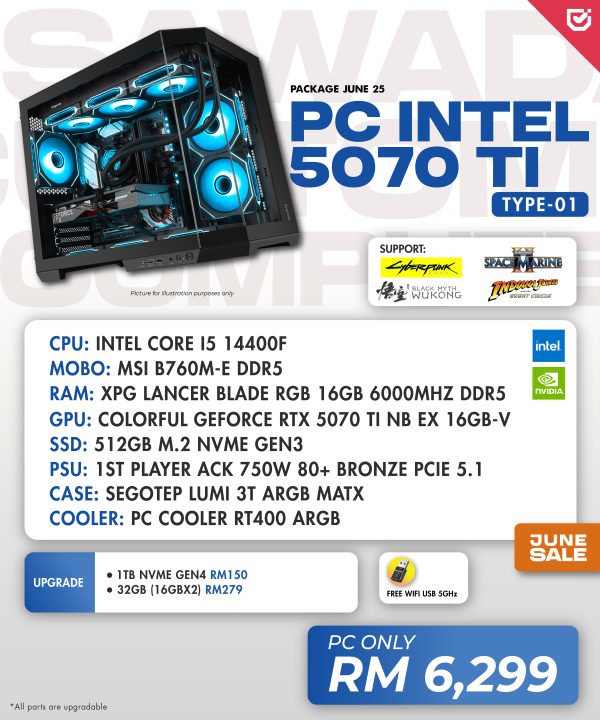 PC Intel 5070 Ti (Type-01)