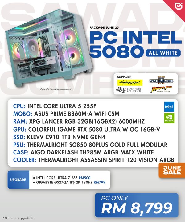 PC Intel 5080 (All White)