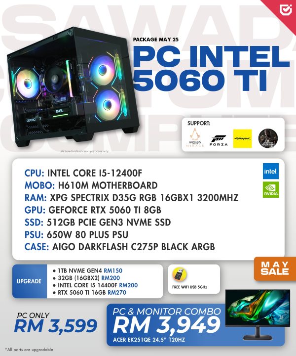 PC Intel 5060 TI