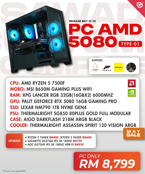 PC AMD 5080 (TYPE 01)