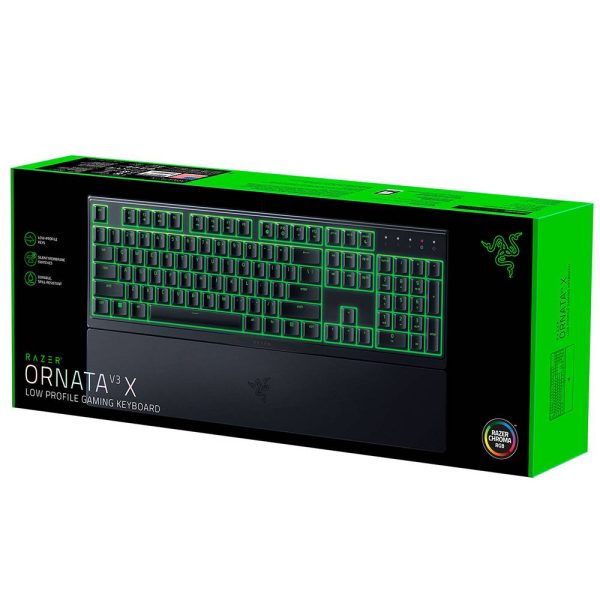 Razer Ornata V3 X Low-profile Membrane Keyboard with Razer Chroma RGB