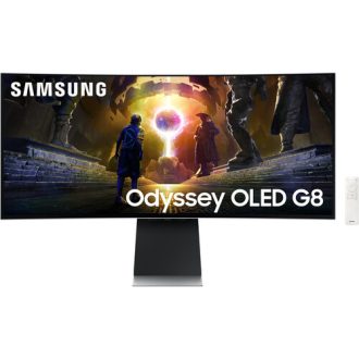 Samsung 34" Odyssey G8 G85SD OLED WQHD Curved Gaming Monitor LS34DG850SEXXS