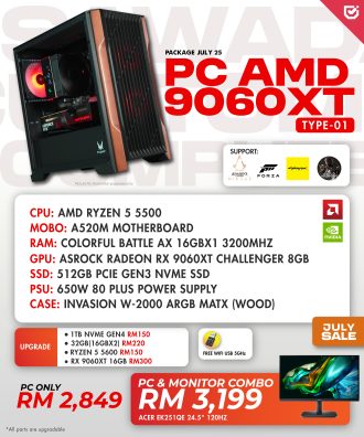 PC AMD 9060 XT (Type-01)