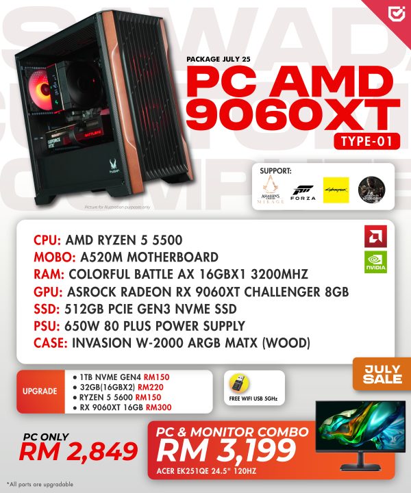 PC AMD 9060 XT (Type-01)