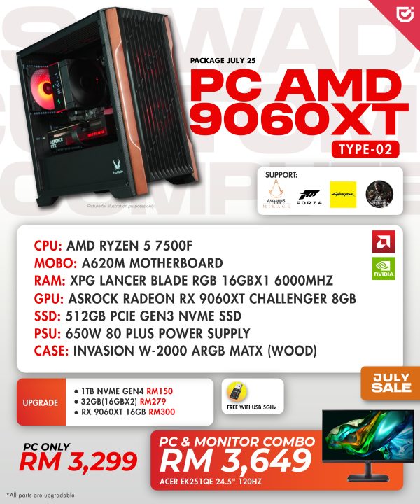 PC AMD 9060 XT (Type-02)
