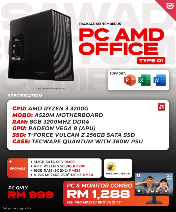 PC AMD OFFICE TYPE 01 - SEPTEMBER