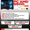 PC AMD 5500 Malaysia – Ryzen 5 5500 + RTX 5060/5060 Ti Custom Gaming PC