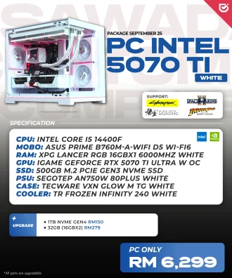 PC INTEL 5070 TI WHITE – SEPTEMBER