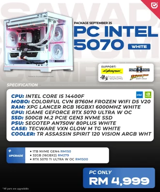 PC INTEL 5070 WHITE – SEPTEMBER