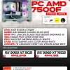 PC AMD 7500F White Malaysia – Ryzen 5 7500F + RX 9060 XT Gaming PC White Build