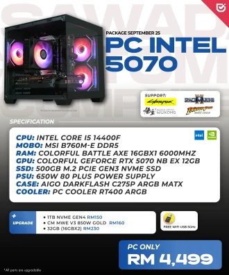 PC INTEL 5070 – SEPTEMBER