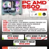 PC AMD 5500 White Malaysia – Ryzen 5 5500 + RTX 5060/5060 Ti Stylish Gaming PC