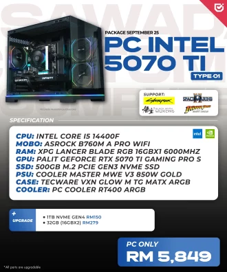 PC INTEL 5070 TI (TYPE 01) – SEPTEMBER
