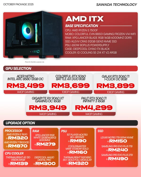 PC AMD ITX - OCT