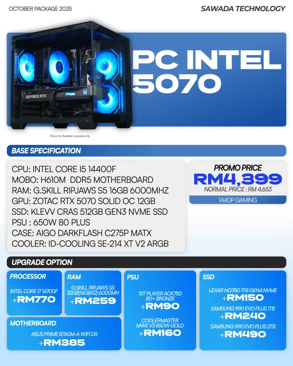 PC INTEL 5070 - OCT