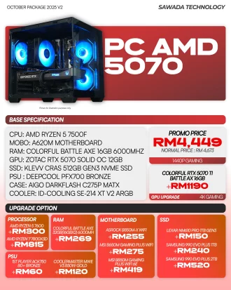 PC AMD 5070 - OCT