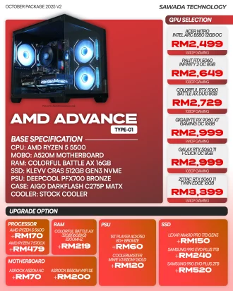 PC AMD ADVANCE TYPE 01 - OCT