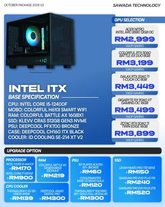 PC INTEL ITX - OCT