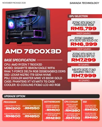 PC AMD 7800X3D - NOVEMBER