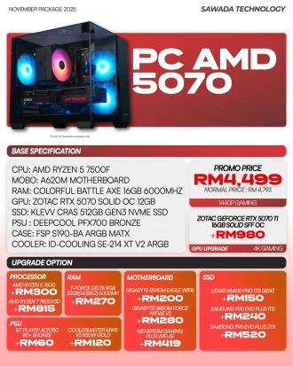 PC AMD 5070 - NOVEMBER