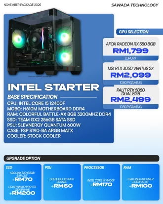 PC INTEL STARTER - NOVEMBER