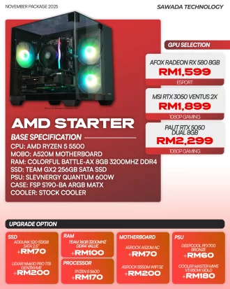 PC AMD STARTER - NOVEMBER