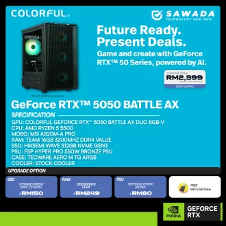 Colorful GeForce RTX 5050 Battle Ax PC - December 2025