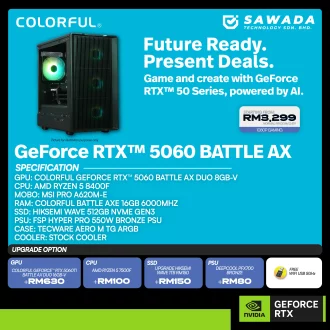 Colorful GeForce RTX 5060 Battle Ax PC - December 2025