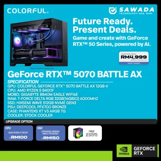 Colorful GeForce RTX 5070 Battle Ax PC - December 2025