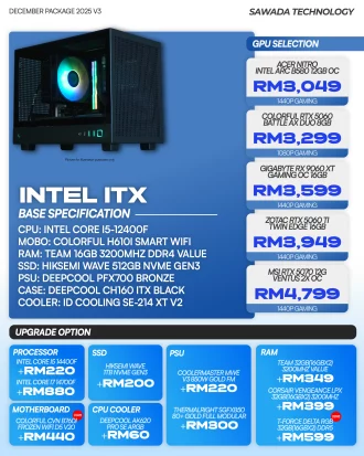 Intel ITX Gaming PC DECEMBER V3