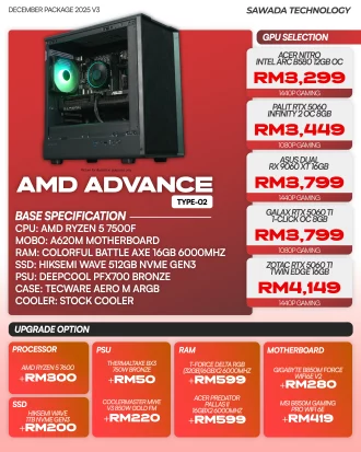 AMD ADVANCE Gaming PC TYPE-02 DECEMBER V3