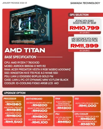 AMD TITAN Gaming PC | JAN V3 2026